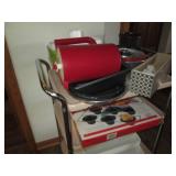 Vintage enamel coated metal butlers...