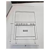 Sierra Commercial Gas Range SR-6-36 Sierra Commercial Gas Range SR-6-36