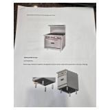 Sierra Commercial Gas Range SR-6-36 Sierra Commercial Gas Range SR-6-36
