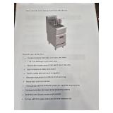 Sierra Frystar 400 Tube Fired Gas Fryer Sierra Frystar 400 Tube Fired Gas Fryer