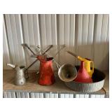 Oil Cans, Tire Irons, Funnels & Oil Drain Pan Oil Cans, Tire Irons, Funnels & Oil Drain Pan