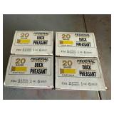4 Boxes 20 Gauge Federal Hi-Power Duck/Pheasant Shells 4 Boxes 20 Gauge Federal Hi-Power Duck/Pheasant Shells