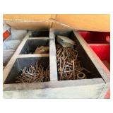 Everything on Shelf - Nail Bins, Screen, Household Items Everything on Shelf - Nail Bins, Screen, Household Items