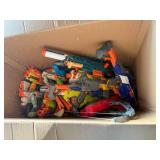 Box of Nerf Toys Box of Nerf Toys
