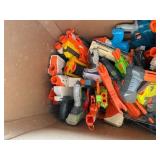 Box of Nerf Toys Box of Nerf Toys