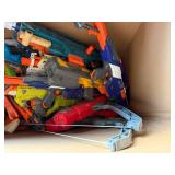 Box of Nerf Toys Box of Nerf Toys