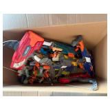 Box of Nerf Toys Box of Nerf Toys