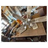 Everything on Table - Screen, Lights, Ceiling Fan, Swings & More Everything on Table - Screen, Lights, Ceiling Fan, Swings & More