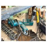 Everything on Table - Tools, Levels, Ryobi Blower & Lawn Clippers Everything on Table - Tools, Levels, Ryobi Blower & Lawn Clippers