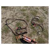 Hydraulic Floor Jack, Booster Cables & Garden Hose Hydraulic Floor Jack, Booster Cables & Garden Hose