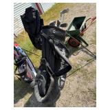 Golf Clubs, Trolley Dolley & Lawn Spreader Golf Clubs, Trolley Dolley & Lawn Spreader