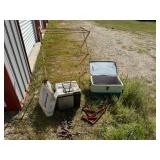 Cooler with Toys, Drying Rack, Turkey Fryer & Roof Jacks Cooler with Toys, Drying Rack, Turkey Fryer & Roof Jacks