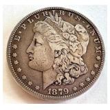 1879-S Morgan Silver Dollar Coin 1879-S Morgan Silver Dollar Coin