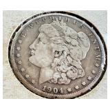 1904-S Morgan Silver Dollar 1904-S Morgan Silver Dollar