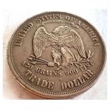 1876 Trade Dollar Silver Coin - Extra Fine 1876 Trade Dollar Silver Coin - Extra Fine
