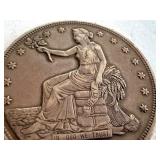 1876 Trade Dollar Silver Coin - Extra Fine 1876 Trade Dollar Silver Coin - Extra Fine