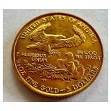 1988 American Gold Eagle $5 Coin 1988 American Gold Eagle $5 Coin