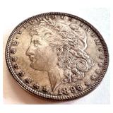 1896 Morgan Silver Dollar Coin 1896 Morgan Silver Dollar Coin