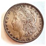 1896 Morgan Silver Dollar Coin 1896 Morgan Silver Dollar Coin