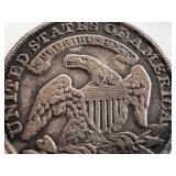 1833 Capped Bust Dime Antique US Silver Coin 1833 Capped Bust Dime Antique US Silver Coin