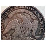 1829 Capped Bust Dime, United States 10 Cent Silver Coin 1829 Capped Bust Dime, United States 10 Cent Silver Coin