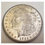 1921 Morgan Silver Dollar Coin 1921 Morgan Silver Dollar Coin
