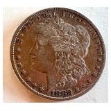 1882 Morgan Silver Dollar Coin 1882 Morgan Silver Dollar Coin