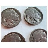 Lot of 12 Circulated Buffalo Nickels Mixed Dates Lot of 12 Circulated Buffalo Nickels Mixed Dates