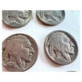 Lot of 12 Circulated Buffalo Nickels Mixed Dates Lot of 12 Circulated Buffalo Nickels Mixed Dates