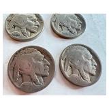 Lot of 12 Circulated Buffalo Nickels Mixed Dates Lot of 12 Circulated Buffalo Nickels Mixed Dates