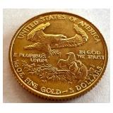 1988 American Gold Eagle $5 Coin 1988 American Gold Eagle $5 Coin