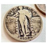 1926, 1928, and 1929 Standing Liberty Silver Quarters Set 1926, 1928, and 1929 Standing Liberty Silver Quarters Set