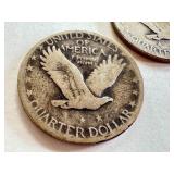 1926, 1928, and 1929 Standing Liberty Silver Quarters Set 1926, 1928, and 1929 Standing Liberty Silver Quarters Set