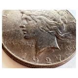 1927 Peace Silver Dollar Coin 1927 Peace Silver Dollar Coin