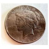 1927 Peace Silver Dollar Coin 1927 Peace Silver Dollar Coin
