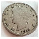 Set of 4 Liberty Head V Nickels 1887, 1889, 1906, 1912 Set of 4 Liberty Head V Nickels 1887, 1889, 1906, 1912