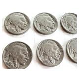 Set of 12 Vintage Buffalo Nickels Various Dates Set of 12 Vintage Buffalo Nickels Various Dates