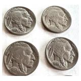 Set of 12 Vintage Buffalo Nickels Various Dates Set of 12 Vintage Buffalo Nickels Various Dates