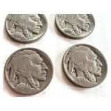 Set of 12 Vintage Buffalo Nickels Various Dates Set of 12 Vintage Buffalo Nickels Various Dates