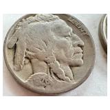 Set of 12 Vintage Buffalo Nickels Various Dates Set of 12 Vintage Buffalo Nickels Various Dates