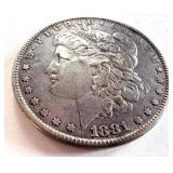 1881 Morgan Silver Dollar 1881 Morgan Silver Dollar