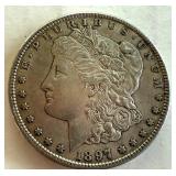 1897-S Morgan Silver Dollar Coin 1897-S Morgan Silver Dollar Coin