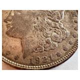 1921 Morgan Silver Dollar Coin 1921 Morgan Silver Dollar Coin
