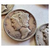 Set of 16 Circulated Mercury Dimes Assorted Dates Set of 16 Circulated Mercury Dimes Assorted Dates