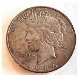 1926 Peace Silver Dollar Coin 1926 Peace Silver Dollar Coin