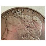 1884 Morgan Silver Dollar Coin in Very Good Condition 1884 Morgan Silver Dollar Coin in Very Good Condition