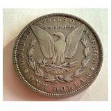 1884 Morgan Silver Dollar Coin in Very Good Condition 1884 Morgan Silver Dollar Coin in Very Good Condition