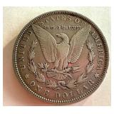 1884 Morgan Silver Dollar Coin in Very Good Condition 1884 Morgan Silver Dollar Coin in Very Good Condition