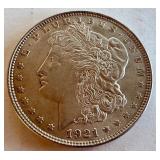 1921 Morgan Silver Dollar Coin 1921 Morgan Silver Dollar Coin