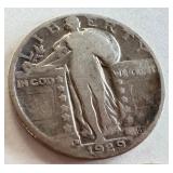 Set of 4 Standing Liberty Quarters with Visible 1929 Date Set of 4 Standing Liberty Quarters with Visible 1929 Date